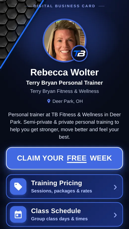 Rebecca Wolter's digital business card